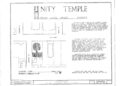 Unity Temple Plan
