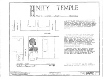 Unity Temple Plan